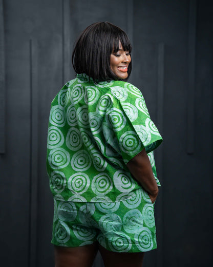 Adom - Bold (Crop Top with Front Pockets + Shorts)